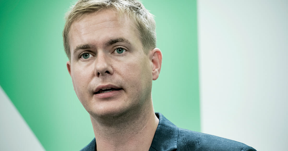 gustav fridolin, miljöpartiet, språkrör