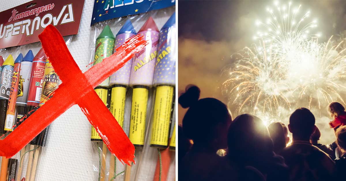 fyrverkerier, stoppas, kommun