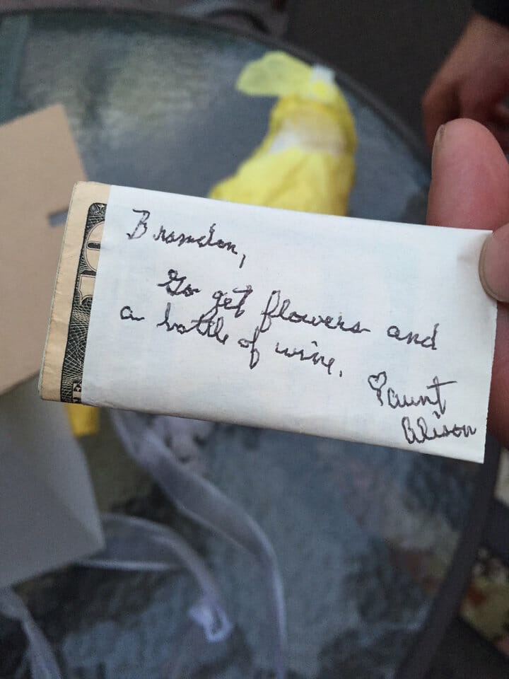 kathy gunn, brandon gunn, bröllopsgåva