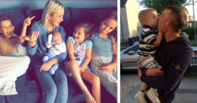 Colin Walker med familj