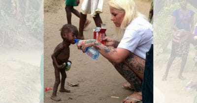 Anja, döende pojke, utsvulten,