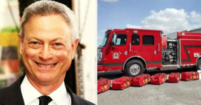gary sinise, brandbil