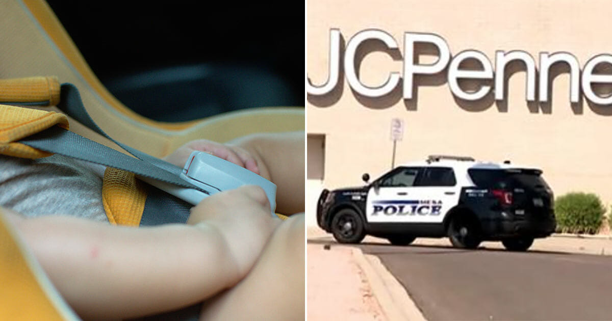 bebis, varm bil, polisbil