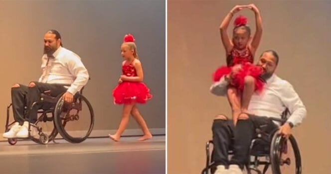 Charles Potter och dottern charmar hela nätet