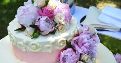 bröllopstårta