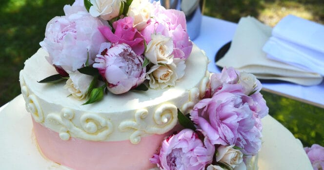 bröllopstårta